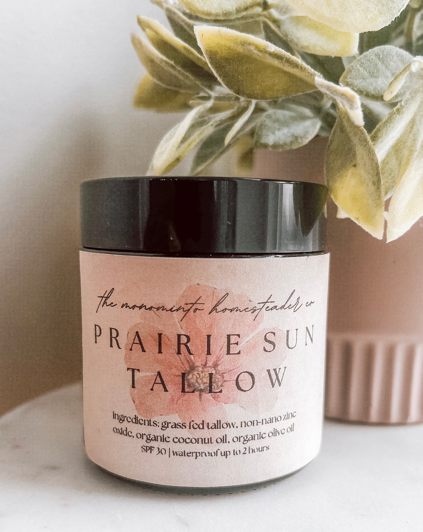 Prairie Sun Tallow - Natural Mineral Sunscreen